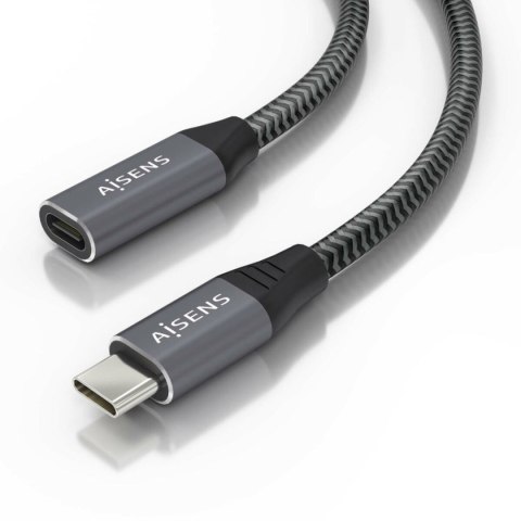 Kabel USB-C Aisens A107-0760 Szary Wielokolorowy 50 cm (1 Sztuk)
