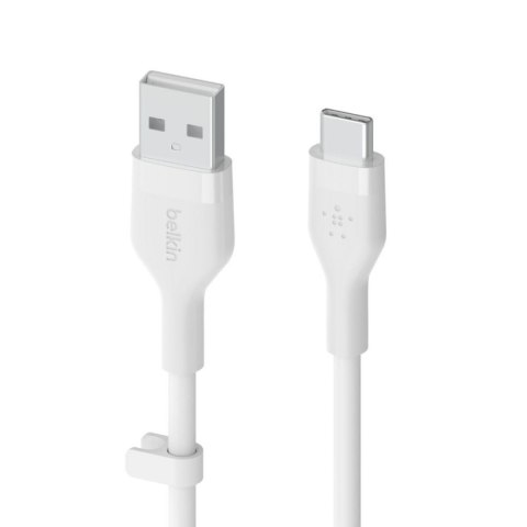Kabel USB-C do USB Belkin BOOST↑CHARGE Flex Biały 2 m (1 Sztuk)