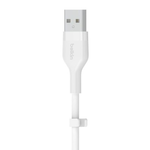 Kabel USB-C do USB Belkin BOOST↑CHARGE Flex Biały 2 m (1 Sztuk)