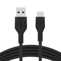 Kabel USB-C do USB Belkin BOOST↑CHARGE Flex Czarny 3 m (1 Sztuk)