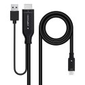 Kabel USB-C na HDMI NANOCABLE Czarny 1,8 m