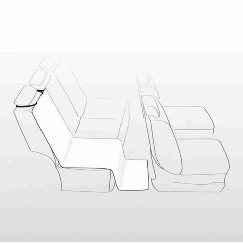 Pojedynczy pokrowiec ochronny na fotel samochodowy dla zwierząt domowych Trixie