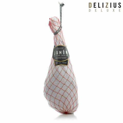 Zestaw szynki iberyjskiej Cebo i stojaka na szynkę Delizius Deluxe - 8-8,5 Kg