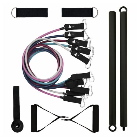 Deska Treningowa z Gumami Oporowymi i Przewodnikiem po Ćwiczeniach Fitpaddy