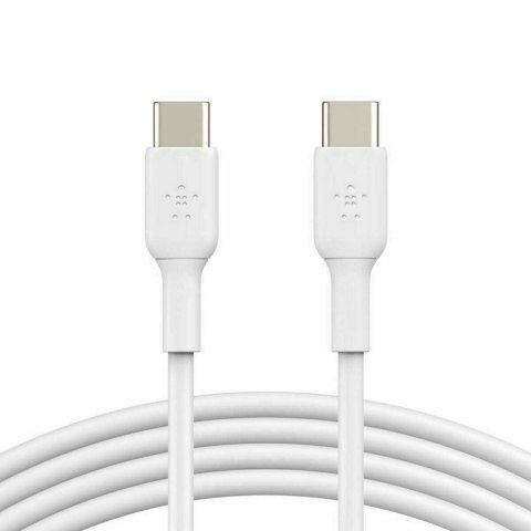 Kabel USB-C na USB-C Belkin CAB003BT2MWH Biały 2 m