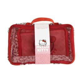 Torba podróżna Hello Kitty Czerwony 100 % poliester 2 x 20 x 32 cm 2 Sztuk