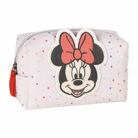Torba podróżna Minnie Mouse Różowy 100 % Poliuretan 28 x 10 x 17,5 cm