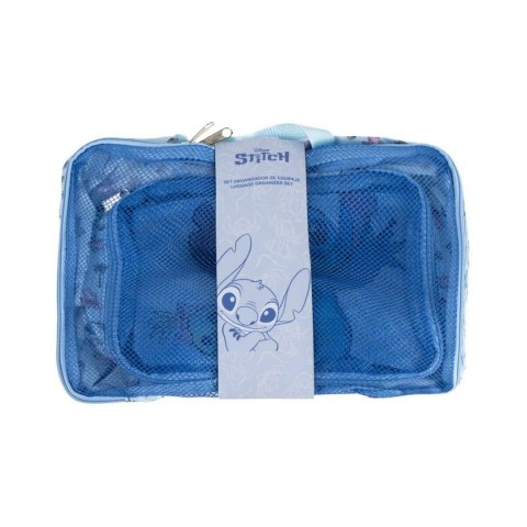 Torba podróżna Stitch Niebieski 100 % poliester 2 x 20 x 32 cm 2 Sztuk