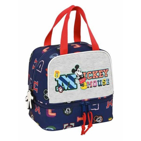 Nadruk termiczny Mickey Mouse Only one Granatowy 20 x 20 x 15 cm
