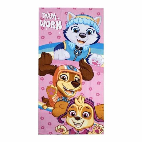 Ręcznik plażowy The Paw Patrol Jasnoróżowy 70 x 140 cm