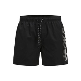 Strój kąpielowy Męski Jack & Jones JPSTMAUI JJSWIM SPLICE LOGO AKM Czarny - S