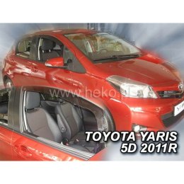 Deflektor wiatru HEKO HO29621 TOYOTA YARIS III (XP130) Napastnik 2 Części