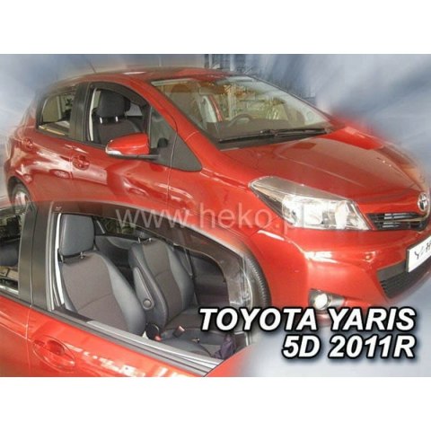 Deflektor wiatru HEKO HO29621 TOYOTA YARIS III (XP130) Napastnik 2 Części