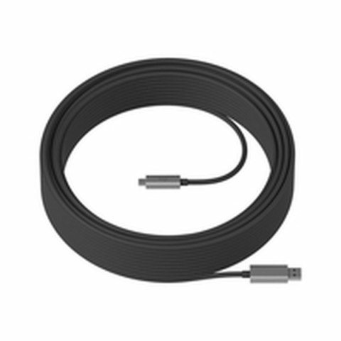 Kabel USB A na USB-C Logitech Logitech Strong USB 10m 10 m Czarny