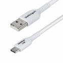Kabel USB Startech USB2AC3MNCWHE Biały 3 m
