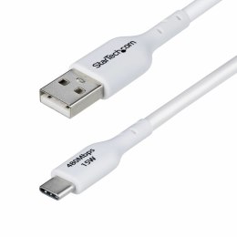 Kabel USB Startech USB2AC3MNCWHE Biały 3 m