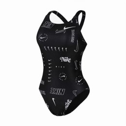 Strój kąpielowy Damski Nike Fastback Czarny - 32