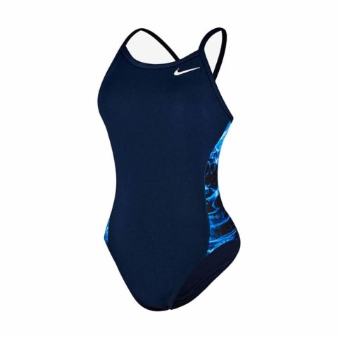 Strój kąpielowy Damski Nike Racerback Niebieski - 32