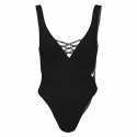 Strój kąpielowy Damski Nike U-Back Czarny - XS