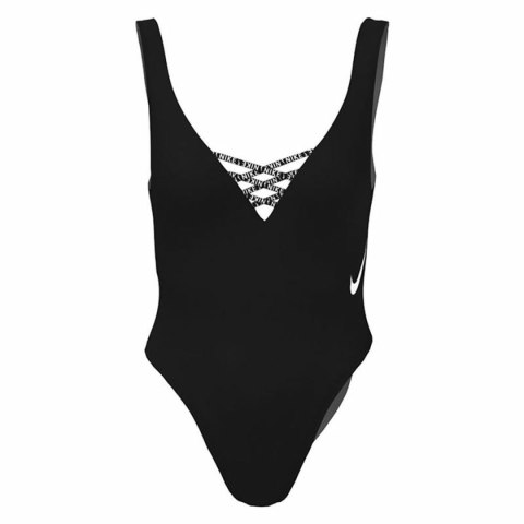 Strój kąpielowy Damski Nike U-Back Czarny - XS