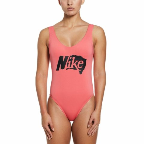 Strój kąpielowy Damski Nike U-Back Koral - M