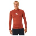Koszulka kąpielowa Rip Curl Waves Upf Perf L/S Czerwony Surf - XL
