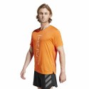 Koszulka z krótkim rękawem Męska Adidas Agravic Terrex Pomarańczowy - XXL