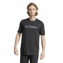 Koszulka z krótkim rękawem Męska Adidas Mt Log Tech Czarny - L