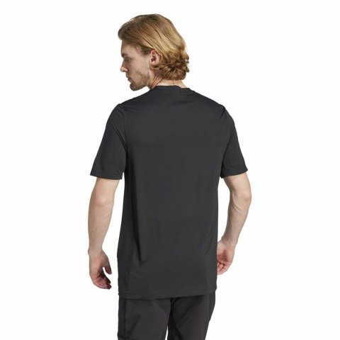 Koszulka z krótkim rękawem Męska Adidas Mt Log Tech Czarny - L