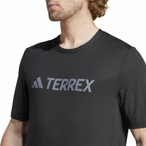 Koszulka z krótkim rękawem Męska Adidas Mt Log Tech Czarny - L