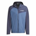 Męska kurtka sportowa Adidas Multi 2L Rain Niebieski - L