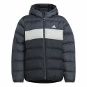 Kurtka Sportowa Dziecięca Adidas Cazadora Synthetic Down Infantil Czarny Szary - 7-8 Lat