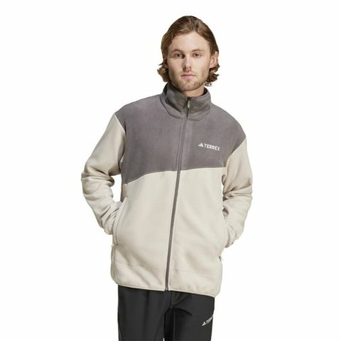 Podszewka z polaru Adidas Terrex Multi Full Zip Fleece Beżowy Mężczyzna - S