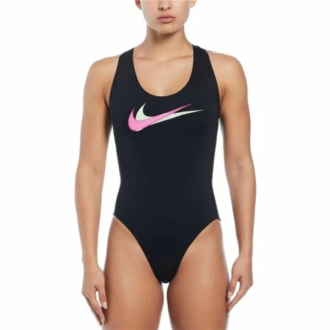 Strój kąpielowy Damski Nike Multi Logo Czarny - L