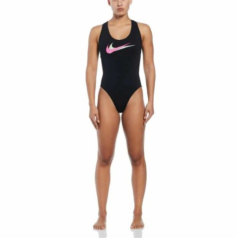Strój kąpielowy Damski Nike Multi Logo Czarny - L