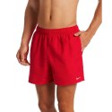 Strój kąpielowy Męski Nike 5" Volley Short Czerwony - XL