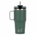 Kubek ze Słomką Regatta Thermo Insulated Mug 600 ml Kolor Zielony Stal nierdzewna