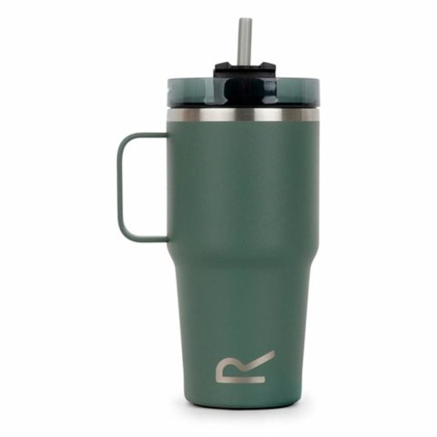 Kubek ze Słomką Regatta Thermo Insulated Mug 600 ml Kolor Zielony Stal nierdzewna