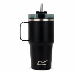 Kubek ze Słomką Regatta Thermo Insulated Mug Czarny 600 ml Stal nierdzewna