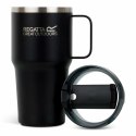 Kubek ze Słomką Regatta Thermo Insulated Mug Czarny 600 ml Stal nierdzewna