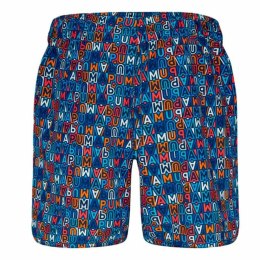 Strój kąpielowy Dziecięcy Puma Printed Mid Shorts 1P Niebieski - 11-12 lat