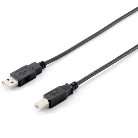 Kabel USB 2.0 A na USB B Equip 128862 Czarny 5 m