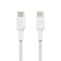 Kabel USB-C Belkin CAB004BT2MWH2PK Biały 2 m (2 Sztuk)