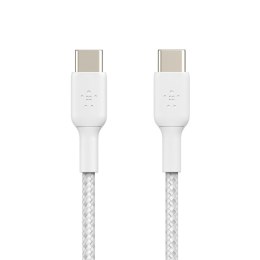 Kabel USB-C Belkin CAB004BT2MWH2PK Biały 2 m (2 Sztuk)