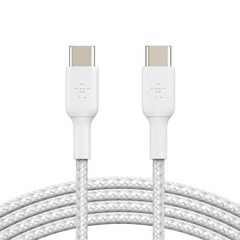 Kabel USB-C Belkin CAB004BT2MWH2PK Biały 2 m (2 Sztuk)