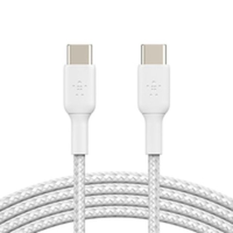 Kabel USB-C Belkin CAB004BT2MWH2PK Biały 2 m (2 Sztuk)