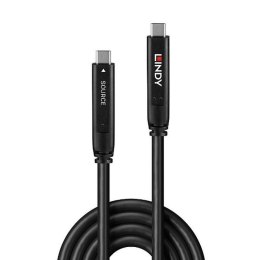 Kabel USB-C LINDY 43393 Czarny 8 m