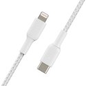 Kabel USB-C do Lightning Belkin CAA004BT1MWH Biały 1 m