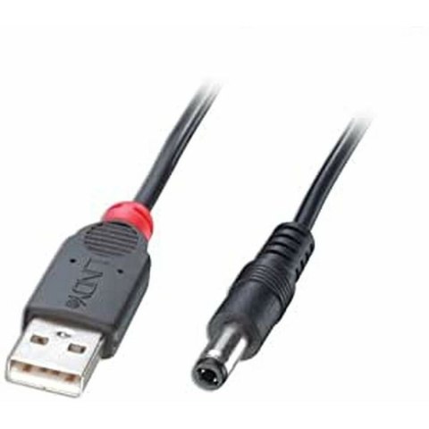 Kabel USB DC LINDY Czarny 1,5 m (1 Sztuk)