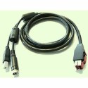 Kabel USB HP Cable en Y con alim. USB Czarny